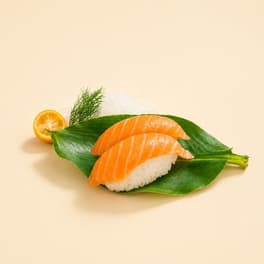 1. Salmon Nigiri (2 pieces)