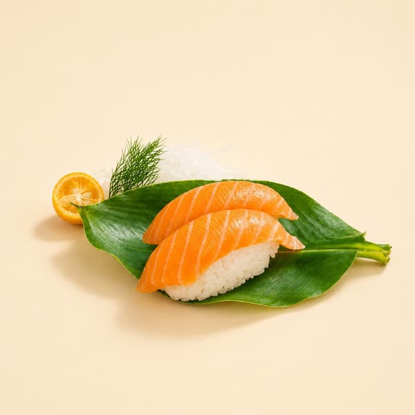 1. Salmon Nigiri (2 pieces)